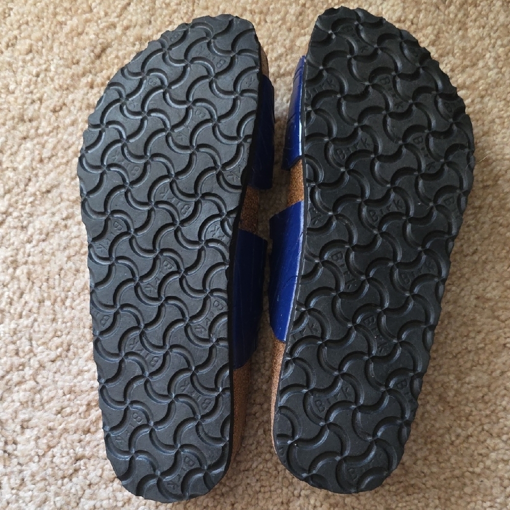 Birkenstock Royal Blue Strappy Sandals - Picture 2 of 6